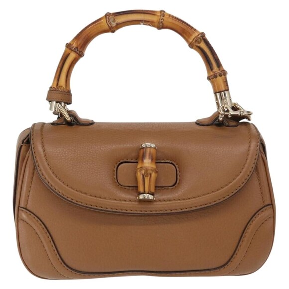 Gucci Handbags - Gucci New Bamboo 1921 Top Handle Leather Medium